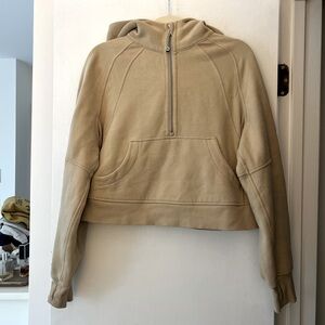Lululemon Half-Zip Scuba Hoodie in trench